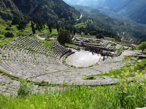 Antikes Theater von Delphi - Rundreise Griechenland