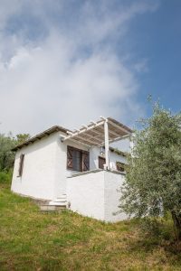 Kleines Ferienhaus, Außenansicht - Chorefto Ferienhäuser am Aeolos Pilion