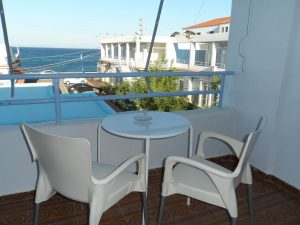 Studio mit Meerblick, Balkon - Seafront Studios Vrontados Chios