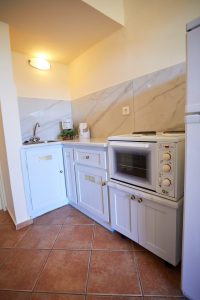 Superior Studio mit Meerblick, Küchenzeile - Zorbas Apartments Volissos Chios