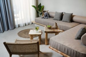 Eden Suite, Sitzecke - Amo Golden Suites Golden Beach Thassos