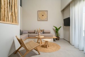 Nature Suite, Wohnbereich - Amo Golden Suites Golden Beach Thassos