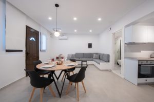 Apartment, Küche mit Essplatz - Blue Di Mare Villas Lachania Rhodos