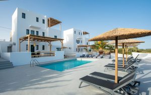 Anlage mit gemeinsamem Pool - Blue Di Mare Villas Lachania Rhodos