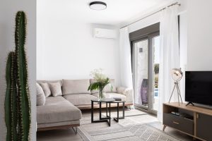 Wohnzimmer - Sea Residence Villas Ofrynio