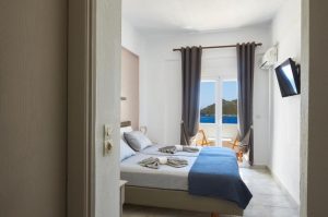 Zweibettzimmer mit Meerblick - Athina Hotel Grikos Patmos