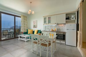 Apartment Manousaki mit Meerblick - Village Apartments Myrthios