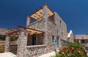 Natursteinhaus mit Terrasse - Pserimos Villas Pserimos