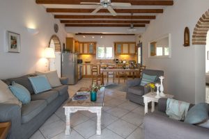 Wohn- und Essbereich - Panorama Villas Arillas Korfu