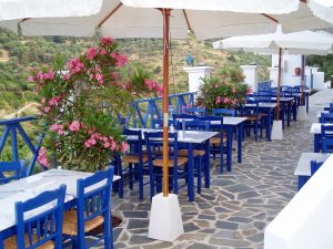 Restaurant-Terrasse - Kerame Hotel Evdilos Ikaria