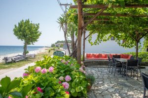 Garten mit Meerblick - Hotel Cleopatra Chorefto Pilion
