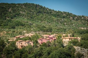 Blick auf das Psiloritis-Gebirge - Enagron Öko-Dorf Axos Kreta