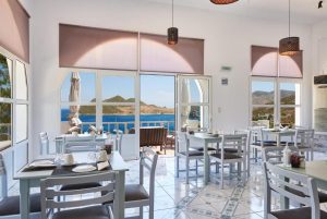 Frühstücksraum - Athina Hotel Grikos Patmos