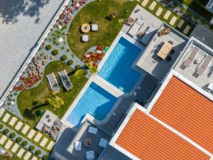 Anlage von oben - Sea Residence Villas Ofrynio