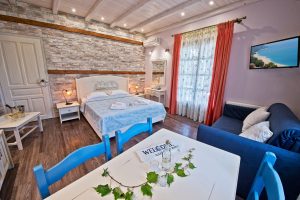 Superior Suite mit Meerblick - Flamingo Hotel Chorefto Pilion