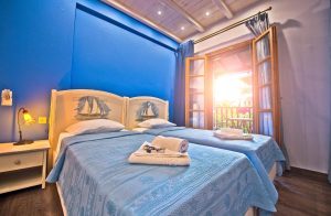 Superior Studio Blue Balkon - Flamingo Hotel Chorefto Pilion