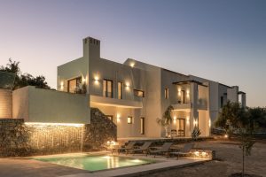 Villa am Abend - Arbora Olea Villas Skaleta Rethymnon