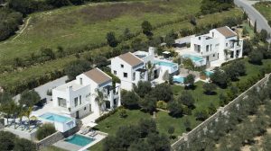 Anlage von oben - Arbora Olea Villas Skaleta Rethymnon
