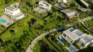 Villen von oben - TAF Beach Villas Tigaki Kos