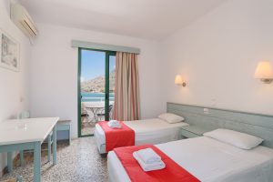 Studio für 2 Personen, Wohn- und Schlafraum - Anthi Maria Beach Apartments Pefkos Rhodos