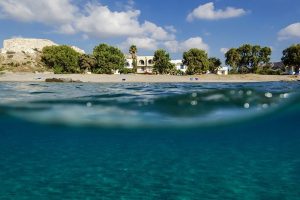 Strand vor dem Hotel - Olympia Mare Kardamena Kos