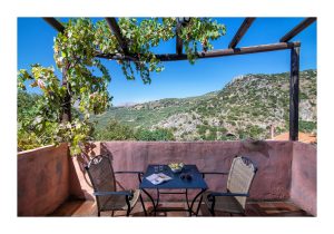 Drei-Zimmer-Apartment, Terrasse - Enagron Öko-Dorf Axos Kreta