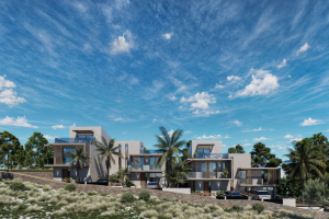 Visualisierung mit Bergblick - Neubau-Maisonette in Modi auf Kreta zu verkaufen