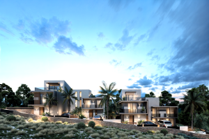 Visualisierung bei Tag - Neubau-Maisonette in Modi auf Kreta zu verkaufen