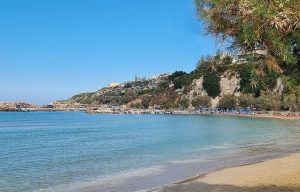 Sandstrand in der Nähe - Baugrundstück bei Kalyves auf Kreta zu verkaufen