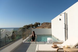 Dachterrasse - Villa EmJo Panormo Kreta