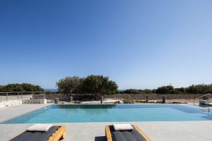 Pool mit Kinderbecken - Villa Pelagria Frangokastello