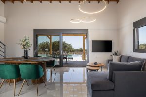 Wohnzimmer - Villa Pelagria Frangokastello