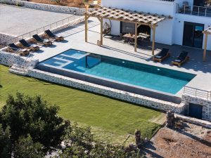 Pool und Garten - Villa Pelagria Frangokastello