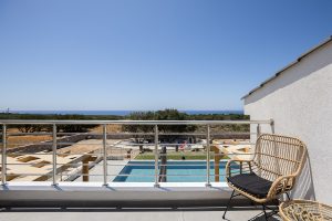 Schlafzimmer im Dachgeschoss - Villa Pelagria Frangokastello