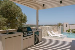 Außenküche - Villa Lynx Perama Kreta