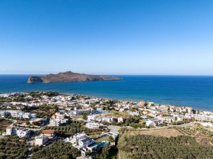 Agia Marina mit Insel Thodorou, Villa Aroma Agia Marina