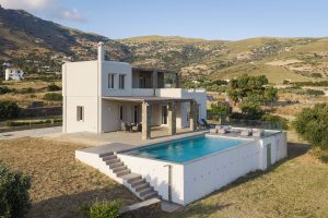 Andros Royal Villa mit privatem Pool über Gavrio - – Andros Royal Villa, Gavrio