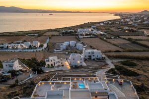 Anlage über der Bucht von Plaka Lithia Villas Naxos