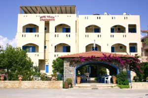 Apartmenthaus Aglaia von außen – Aglaia Kalamaki Kreta