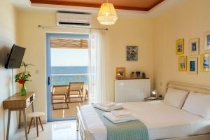 Aris Apartment – Schlafzimmer – Aris Hotel Paleochora Kreta