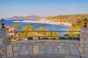 Ausblick von der Terrasse - Penny Luxury Apartments Kokkari Samos
