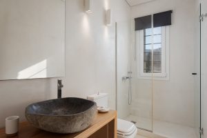 Badezimmer - – Andros Royal Villa, Gavrio