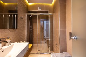 Badezimmer, Villa Aroma Agia Marina