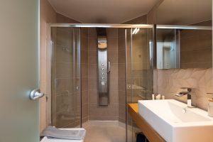 Badezimmer, Villa Aroma Agia Marina