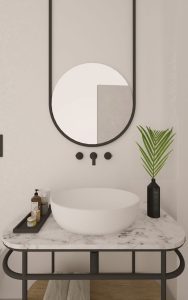 Badezimmer (Visualisierung) – Chill & Co. Serifos, Livadi