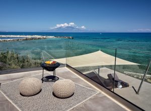 Balkon mit Blick aufs Meer – Villa La Mer - Zante Zen Villas Zakynthos