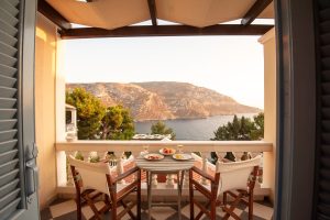 Balkon mit Meerblick – Endless Blue, Platis Gialos