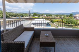 Balkon mit Meerblick - – Paradise Resort Finikounda