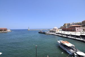Blick auf den Hafen – Belmondo Hotel, Chania