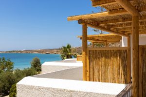 Blick aufs Meer Omilos Beachfront House Paros